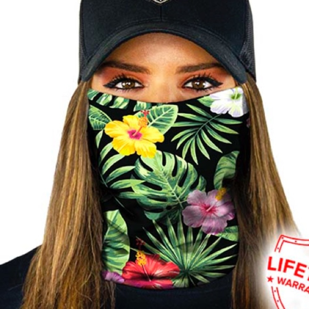 SA Face Shield Hawaiian print